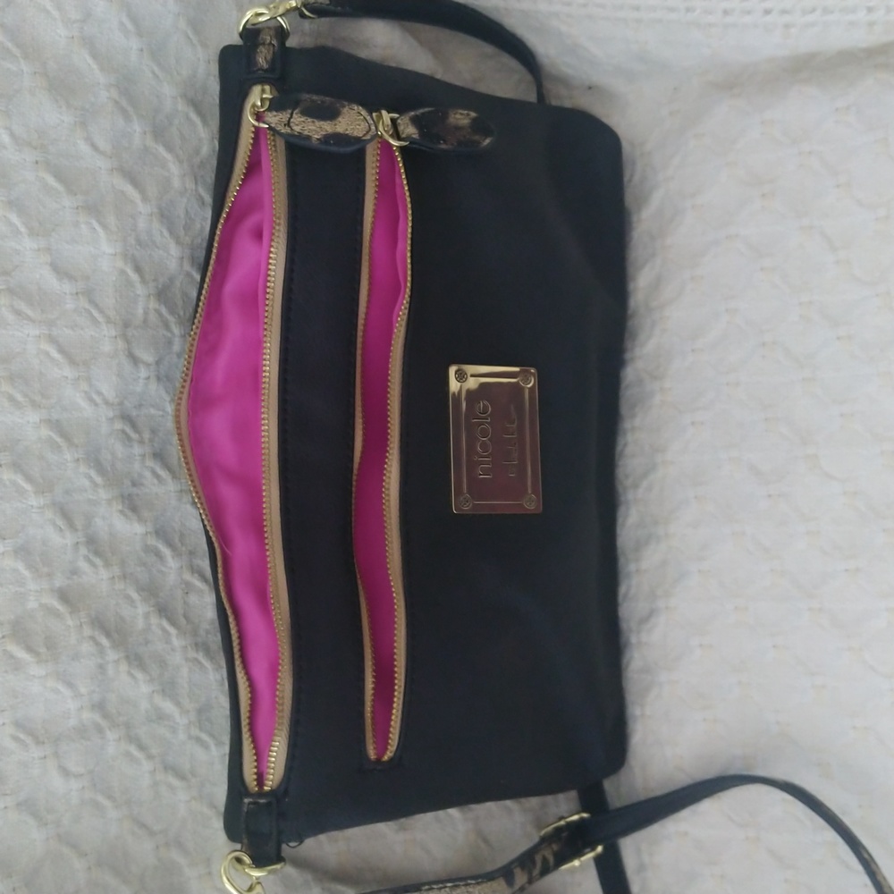 Nicole Miller reversible shoulder bag